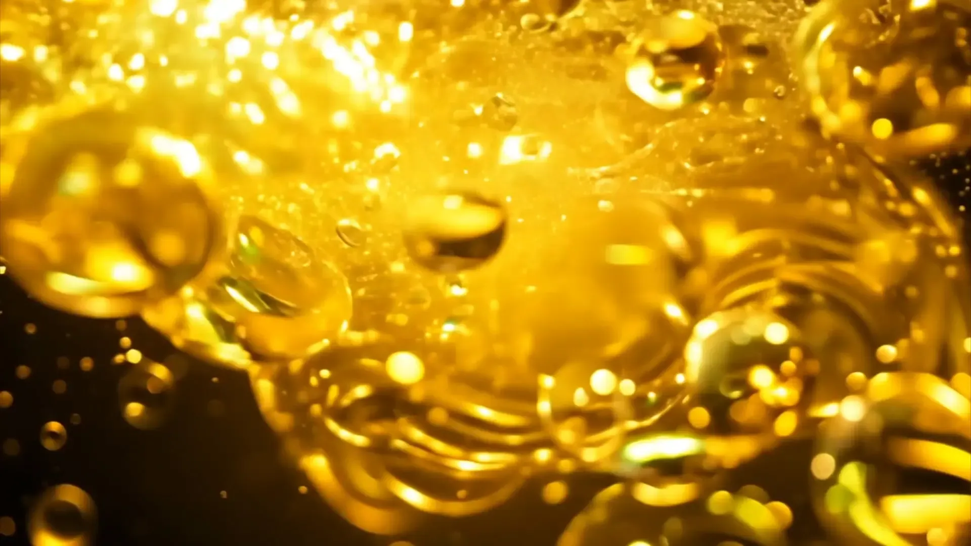 Golden Liquid Splash Overlay for Luxury Product Ads